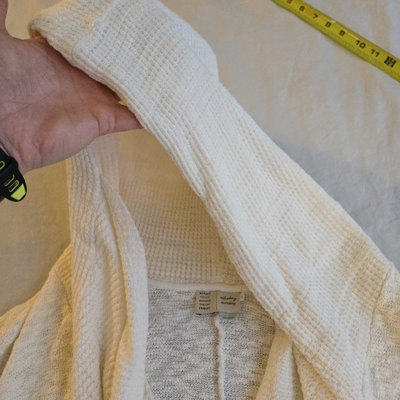 Anthropologie Saturday Sunday Almeria Hooded Cowl Ivory Pullover Sweater CW3 - Picture 10 of 12